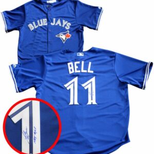 George Bell Signed Replica Blue Jays Jersey
