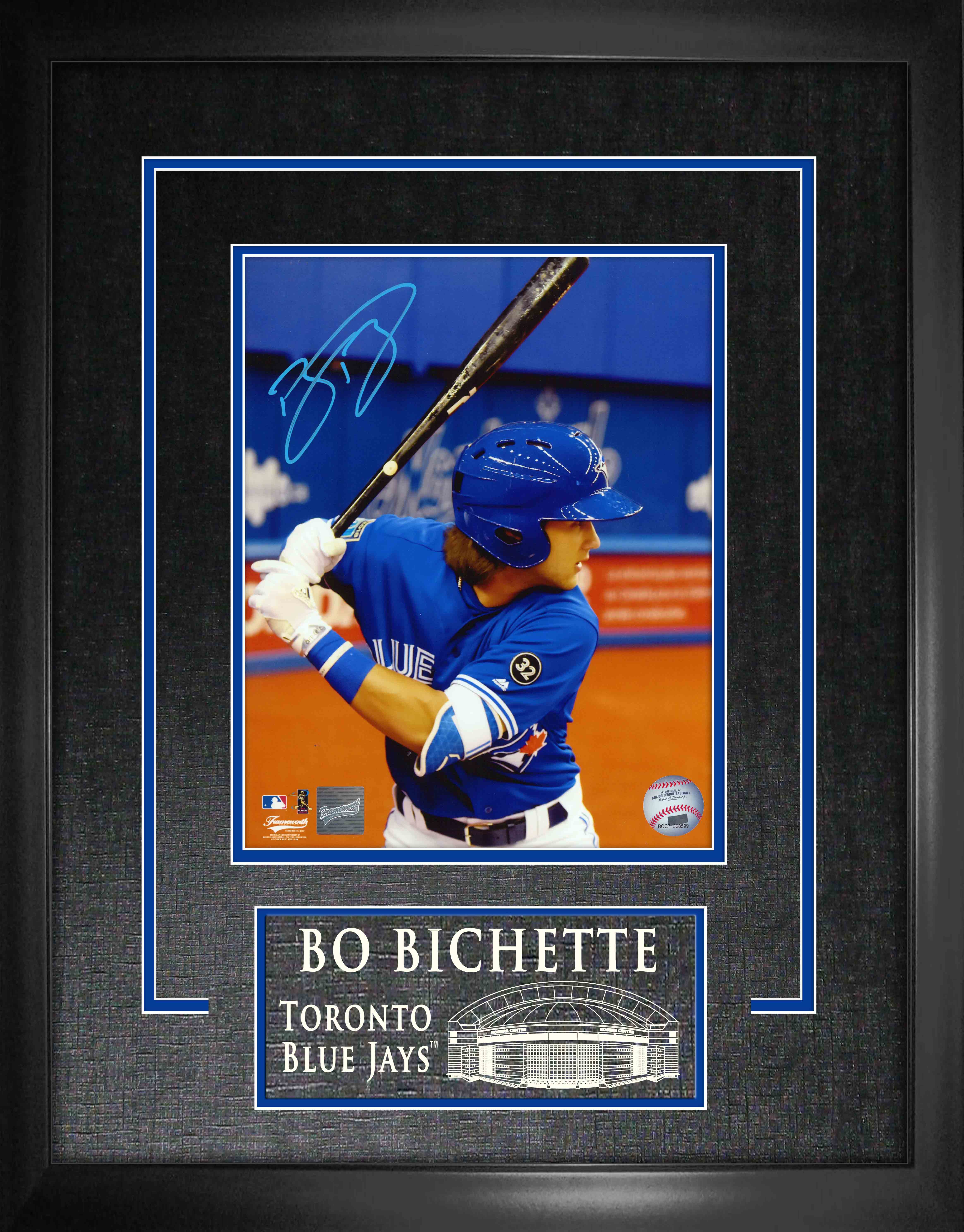 Facsimile Autographed Bo Bichette Toronto Blue Reprint Jersey Size Men's XL