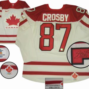 Crosby 2010 Olympics Signed Jersey White