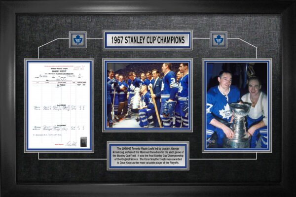 Toronto Maple Leafs Framed 1967 Cup Champions Collage