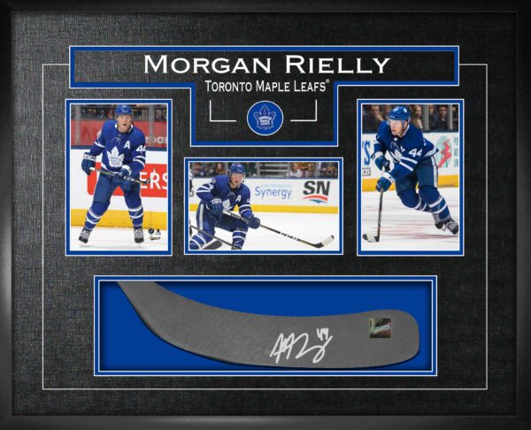 Morgan Rielly Signed Stickblade with Photos